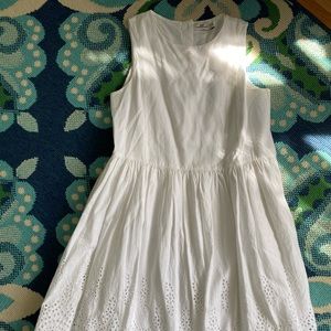 Cute girls white dress